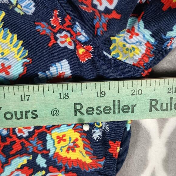 Levis Jacket Womens Medium Floral Paisley Hooded Utility Pockets - Picture 5 of 11